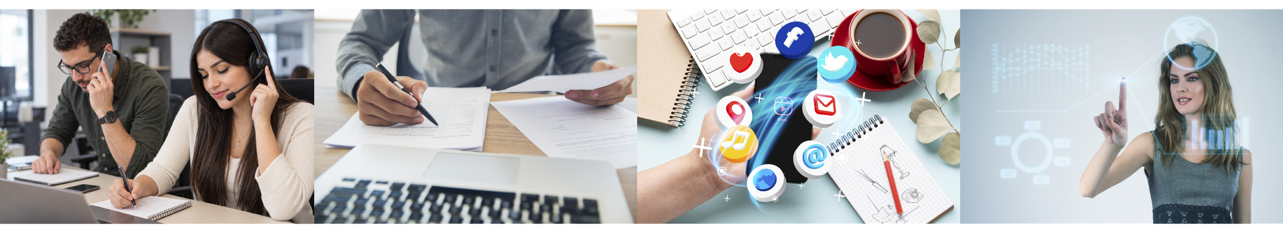 Equipos de iGlobal en distintas áreas de trabajo
